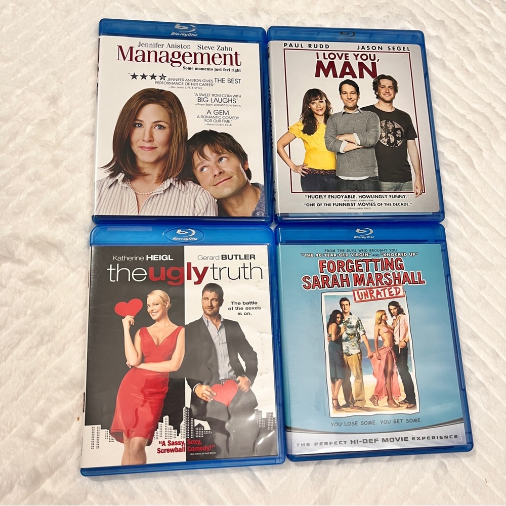 Blu-ray Romantic‎ Comedy Movie Collection blu Ray Jennifer Anniston management